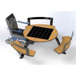 e-Stół Inteligentne solarne stoły Solar Smart Table